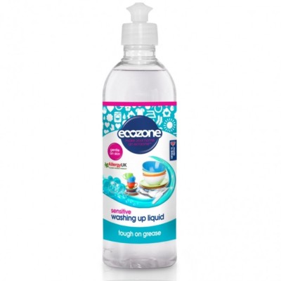 Solutie fara miros, pentru spalat vase/biberoane Sensitive, Ecozone, 500 ml foto