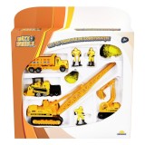Set cu vehicule de constructie, Maxx Wheels, Macara