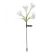 Lumina solara led tip crin cu 4 flori, inaltime 80 cm, pentru gradina, flippy