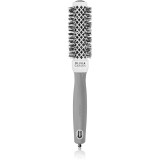 Olivia Garden Expert Shine Wavy Bristles White&amp;Grey perie de par průměr 25 mm 1 buc