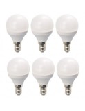 Set 6 Becuri LED Drimus 6W E14 Lumina Rece DL 6064, Rece (4100 - 4999 K)