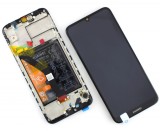 Display Honor 8A Display Service Pack cu Rama Black Negru, Huawei
