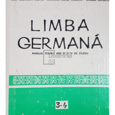 Lidia Georgeta Eremia - Limba germana - Manual pentru anii III si IV de studiu (editia 1985)
