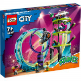 Cumpara ieftin LEGO&reg; City Stuntz - Provocarea suprema de cascadorii pe motocicleta (60361)
