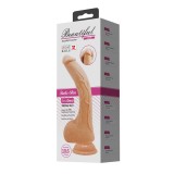 Vibrator XXL Realistic cu scrot si ventuza, Beautiful Jack, [ 27cm x 5 cm ]#