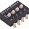 Intrerupator DIP, 2 pozitii, montare SMT, 4 sectiuni, C&amp;K - SDA04H1SBD
