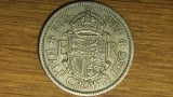 Anglia / Marea Britanie - moneda de colectie uriasa - 1/2 half crown1955 - Elisabeta II - foarte frumoasa!, Europa