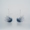 Set 2 ornamente brad Blue Swan 9 cm x 10 cm
