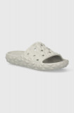 Cumpara ieftin Crocs papuci Classic Geometric Slide V2 femei, culoarea gri, 209608