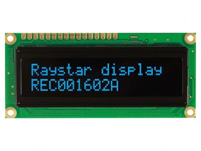 Display OLED Alfanumeric 16x2 Albastru 80x36x10mm foto