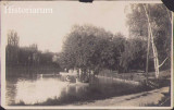 HST CP161 Clișeu Chaland Craiova Parcul Bibescu pentru carte poștală, Circulata, Printata