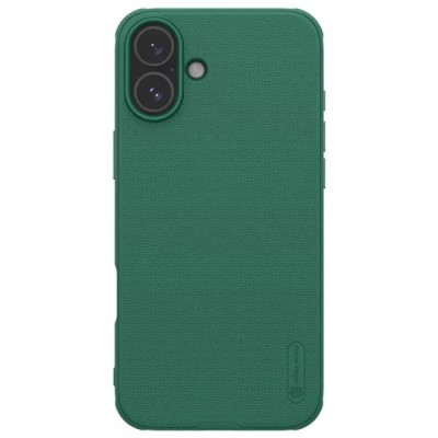 Husa pentru Apple iPhone 16, Nillkin, Super Shield Pro, Verde Inchis Satinata foto