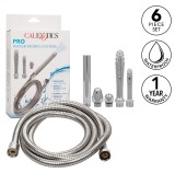 Sistem Irigator Intim cu Furtun si 4 Capete CalExotics, Argintiu