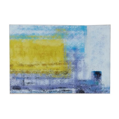 Covor cu print digital 3D Heinner, 70 x 140 cm, poliester, model soare foto