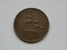 1 PENNY 1950 AFRICA DE SUD foto