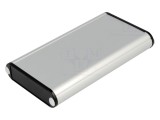 Carcasă aluminiu gri 72x120x19mm