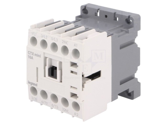 Contactor 3P 16A cu contact NC