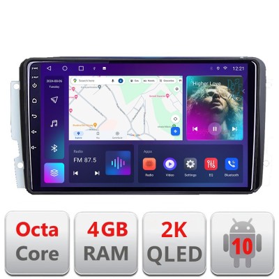 Navigatie Mercedes C 2001-2004 Vito Viano 2004-2006 C-171 Android Octa Core Ecran 2K QLED GPS 4G 4+32GB 360 KIT-171+EDT-E409-2K CarStore Technology foto