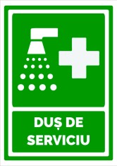 Semn pentru dus de serviciu foto