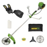 Motocoasa pe benzina PartnerPro PP5600 52cc 5.6 CP 4T &ndash; cu disc Vidia 40T, disc 3T si cap cu fir