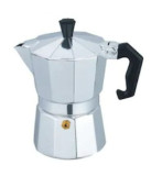 Cumpara ieftin Espressor cafea manual din aluminiu, pentru aragaz, capacitate 9 cesti