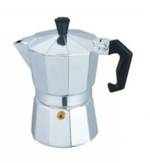Espressor cafea manual din aluminiu, pentru aragaz, capacitate 12 cesti foto