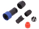 Conector circular mamă 4 pini BULGIN PXP4010/04S/4550 UL94V-0
