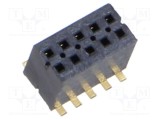 Conector şiruri pini tată PIN 10 1,27mm aurit SMT SAMTEC