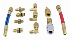 Set cuple si adaptoare pentru cuple freon R134A 11 piese foto