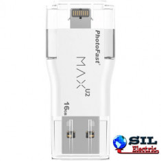 Memorie flash MAX Gen2 USB2.0 16GB cu conector Lightning Photofast foto