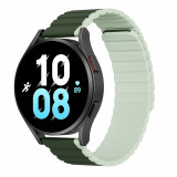 Bratara smartwatch samsung galaxy watch 4/5/active 2, huawei watch gt 3 (42mm)/gt 3 pro (43mm), verde