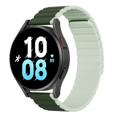 Bratara smartwatch samsung galaxy watch 4/5/active 2, huawei watch gt 3 (42mm)/gt 3 pro (43mm), verde