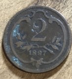 MNDSTR AUT23 Austro-Ungaria 2 hellar 1897