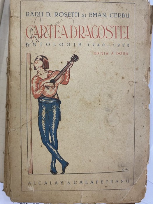 Radu Rosetti, Eman. Cerbu - Cartea dragostei - antologie - 1740 - 1922