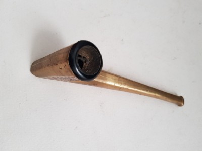 Pipa vintage de bronz 1 foto
