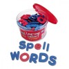 Litere Magnetice Mari si Mici PlayLearn Toys, 104 Piese, Joc Educativ Alfabet, Consoane Albastre, Vocale Rosii, 3-7 Ani
