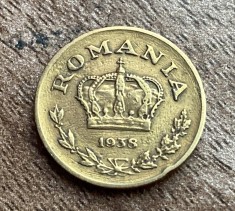 C10 212 - Moneda foarte veche - Romania - 1 leu 1938