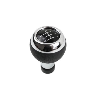Nuca schimbator viteze, Emzone, Plastic/Metal, Compatibil cu MINI Cooper, 6 viteze, Negru/Crom foto