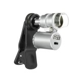 8MM 60x Zoom, microscop, lupa cu UV LED-Culoare Negru