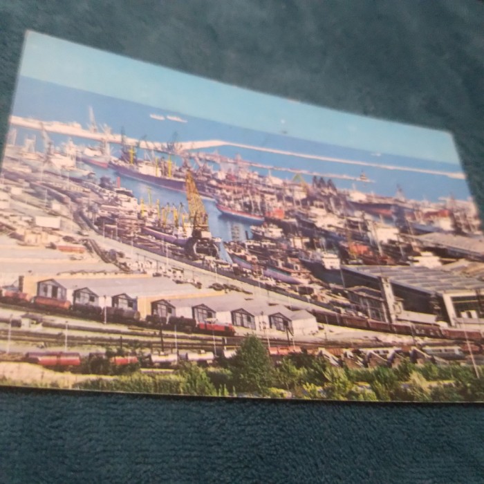CARTE POSTALA - CONSTANTA-VEDERE DIN PORT CIRCULATA