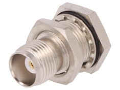 Soclu TNC Mamă 50&Omega; Crimpat PTFE Aurit