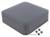 Carcasă ABS Gri &Icirc;ntunecat cu Panou 200x200x60mm