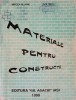 Materiale Constructii - Mircea Rujanu, Livia Groll, Gh. Asachi Iasi, 1999, 263 pagini, Carte Tehnica, Constructii