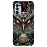 Husa compatibila cu Oppo A31 model Curse of the Dead Owl, Silicon, TPU, Viceversa, Transparent, Carcasa