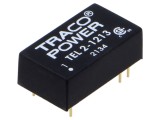 Convertor DC/DC 2W TRACO POWER TEL 2-1213, Intrare 9-18VDC, Ieșire 15VDC 135mA DIP16