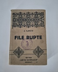 Carte veche Alexandru Vlahuta File rupte