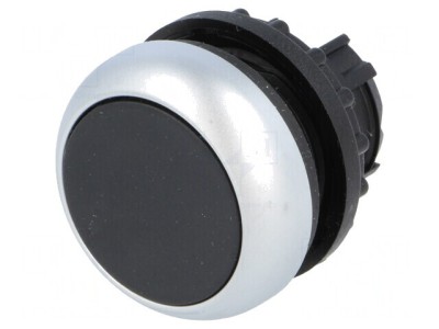 Comutator cu Buton Negru 22mm foto