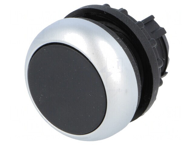 Comutator cu Buton Negru 22mm