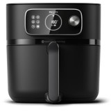 Friteuza cu aer cald Philips Ovi XXL HD9876/90, 8.3 l, Cos mancare 2 kg, 2200 W, 22 programe, Display LED Touch, Negru