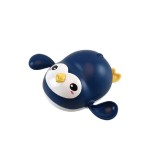 Jucărie de baie pentru copii eMazing, forma pinguin, culoare albastru